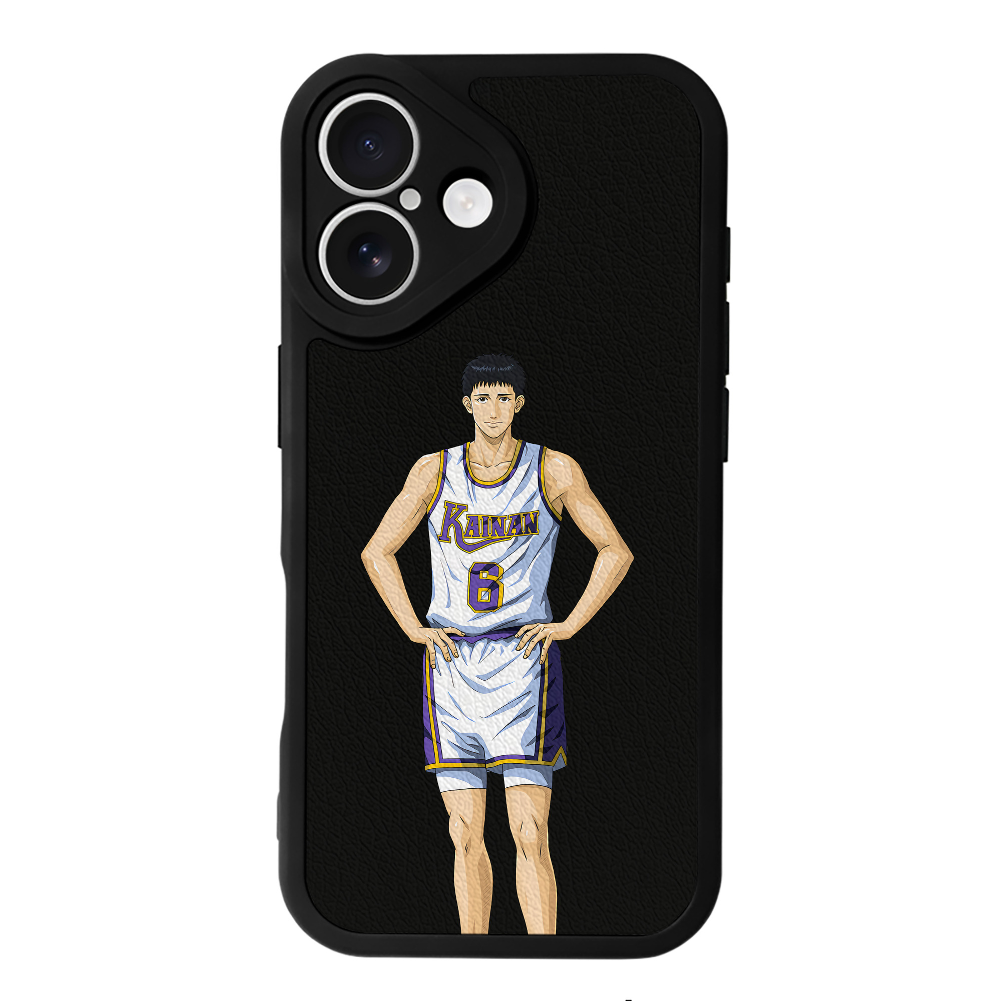（画像用） SLAM DUNK／スラムダンク 【iPhone 16シリーズ対応】シリコンスマホケース（レザー調） 材質：シリコン